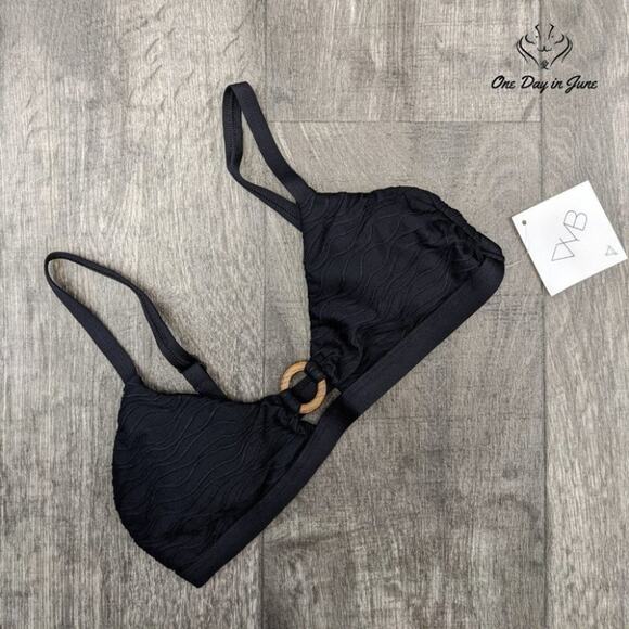 Vicious Young Babes Grounded Keyhole Bralette Bikini Top Swimsuit Size S - Picture 3 of 4